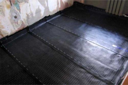 Гтдроизоляция бетонного пола в бане