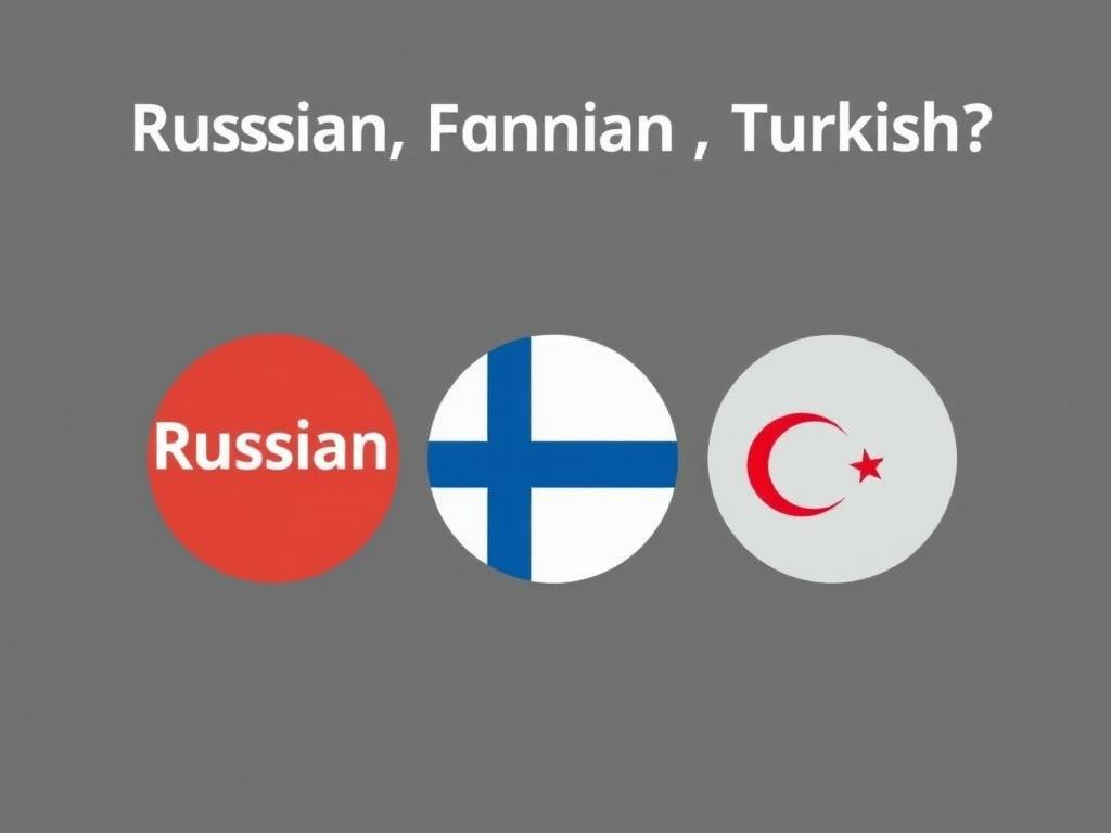 Russian, Finnish, Turkish: What's the Difference?. Sample sentences and structural contrasts Russian, Finnish, Turkish: What's the Difference?. Sample sentences and structural contrasts