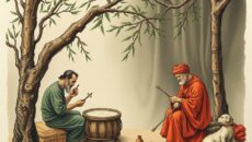 El arte de la percusión con ramas en el Banya: ritmo, tacto y madera