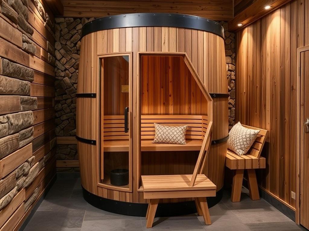     Le Sauna en Tonneau : Esthétique et Fonctionnalité. Santé et sécurité