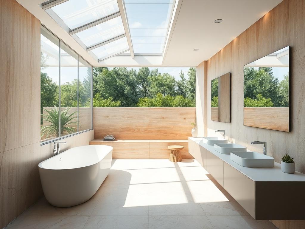     Diseño Bioclimático para Casas de Baño Sostenibles. Orientación, luz natural y control visual