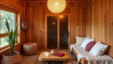 Aménager un espace détente autour de son sauna : créer un coin zen chez soi