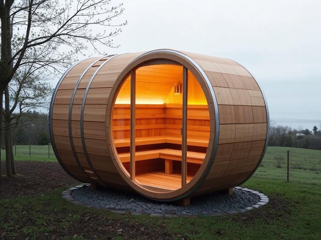     Le Sauna en Tonneau : Esthétique et Fonctionnalité. Fonctionnement thermique : l’efficacité d’une forme simple