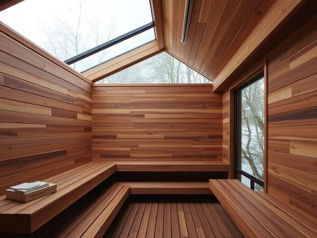     L'Architecture Intérieure d'un Sauna Moderne. Coût, budget et choix économiques